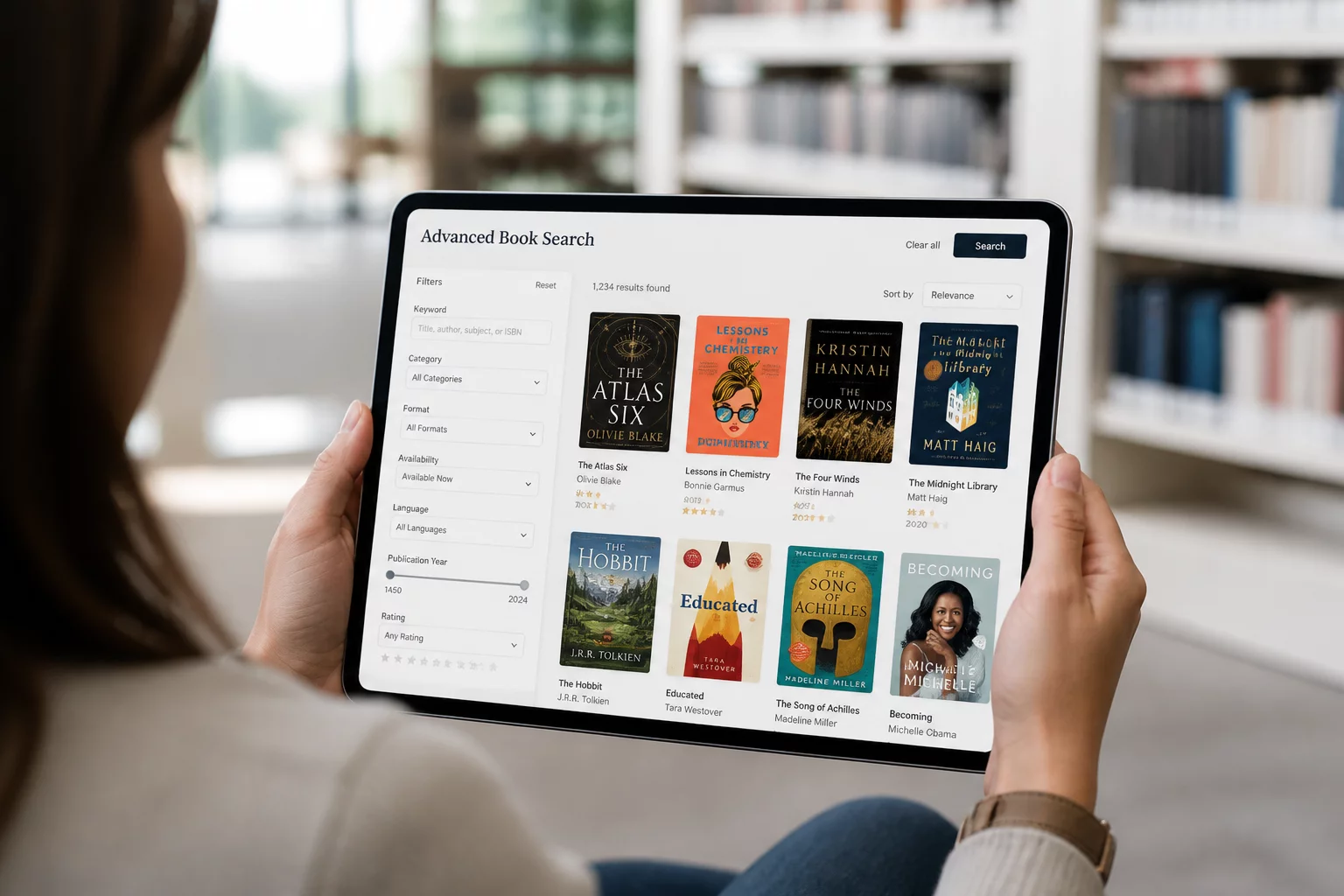 Advanced Book Search and Filtering Service